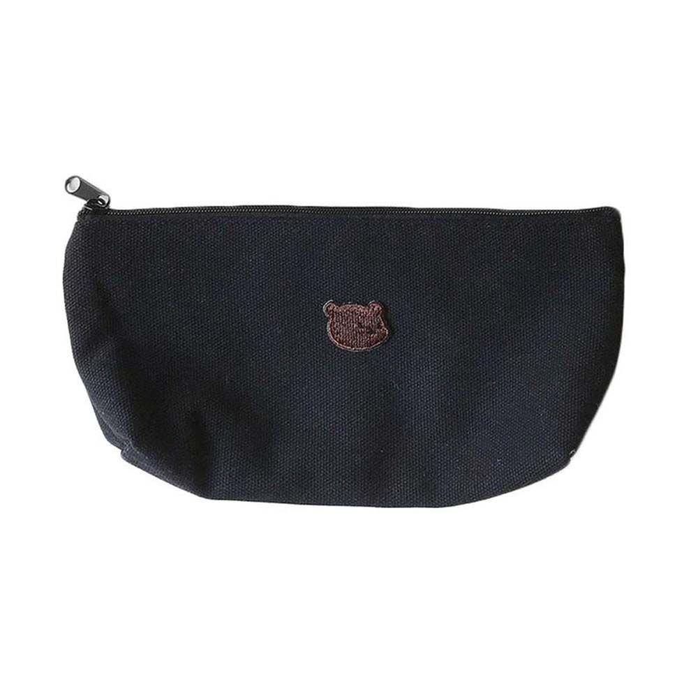 

Pouch Stationery Organizer Canvas Pencil Bag Embroidered Pencilcase Bear Pencil Case Storage Case 3