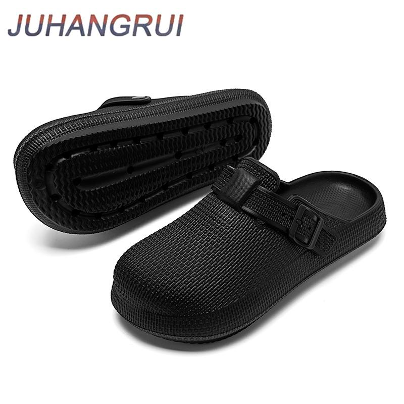 Couple Style Men and Women New Summer Outer Wear Baotou Slippers Seaside Non-Slip Slippers Home Outdoor Beach Sandals