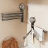 Towel Rack No Drill Suction Cup 3 Bar Wall Mounted Towel Hanger Strong Bathroom Kitchen Space Organizer Hanging Towel Rack