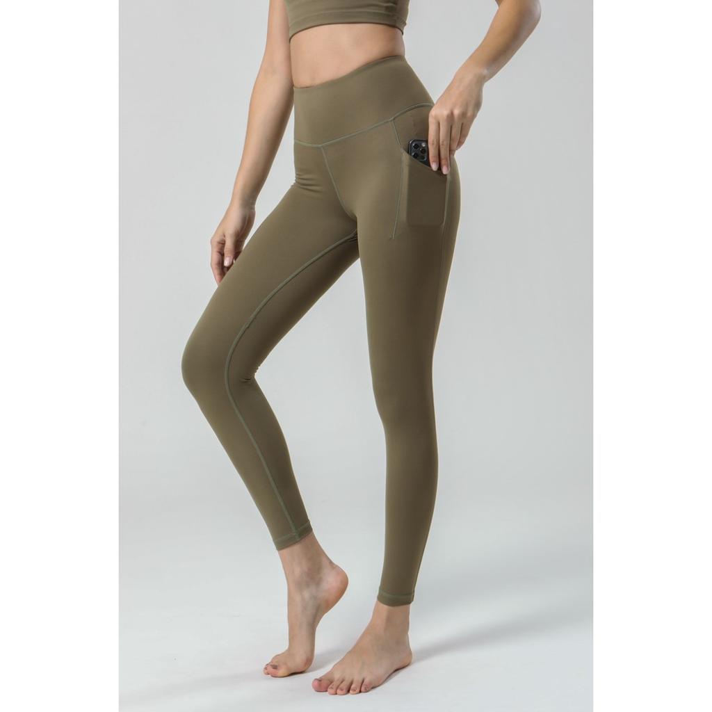 Women's High Waist Yoga Leggings with Pockets Naked Feeling Slim Fit Workout Pants