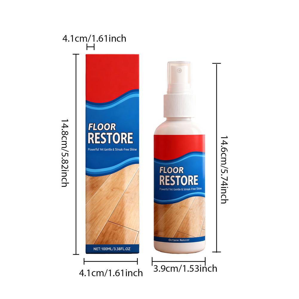 Professional Wood Floor Restorer Polish With Streak-Free Finish Application Hardwood Luster-Floor Polish Child-Safe Living Areas