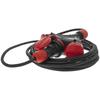Przedłużacz Trójdrożny Schuko 5M 250V 16A 3X2P+Z 3X2,5Mm2 Ip44