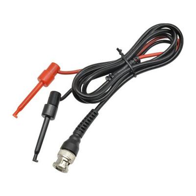P1007 BNC Male Plug Q9 To Dual Hook Clip Oscilloscope Test Probe Cable Leads 120CM with Two Mini Probes Ended 500V 5A Test Hook