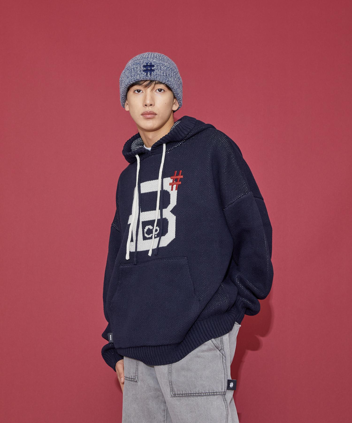 Vintril New York [Beentrill X Brooklyndenim] Oversized Knit (Navy) L