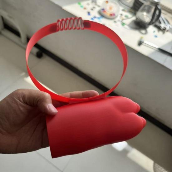 Pig Trotter Sun Visor Ergonomic Design Lightweight 3D Printed Head-Mounted Visor