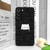 Custodia per Telefono Coppia Gatti Neri Bianchi Cartoni Animati per Google Pixel 9A 8A 7A 6A 7 PRO 8 9 Pro XL 4G 5G Cover Morbida Antiurto Guscio Abbinato