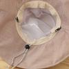 With Bowknot Women's Sun Hat Wide Brimmed Sunscreen Visor Cap Portable Fishman Hat  Vacation