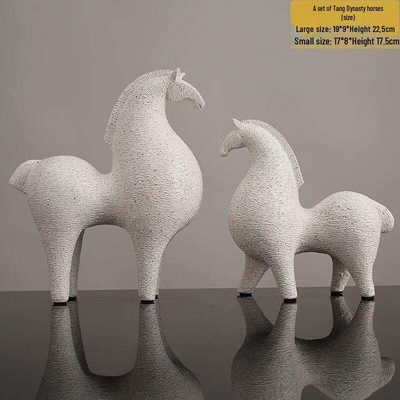 New Chinese Style Tang Horse Success Ornament Set
