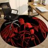 1PC Rammstein Office Round Rug, Non-slip, Soft and Durable Office Rug for Interior Decoration, Perfect for Office, Beautiful Decoration