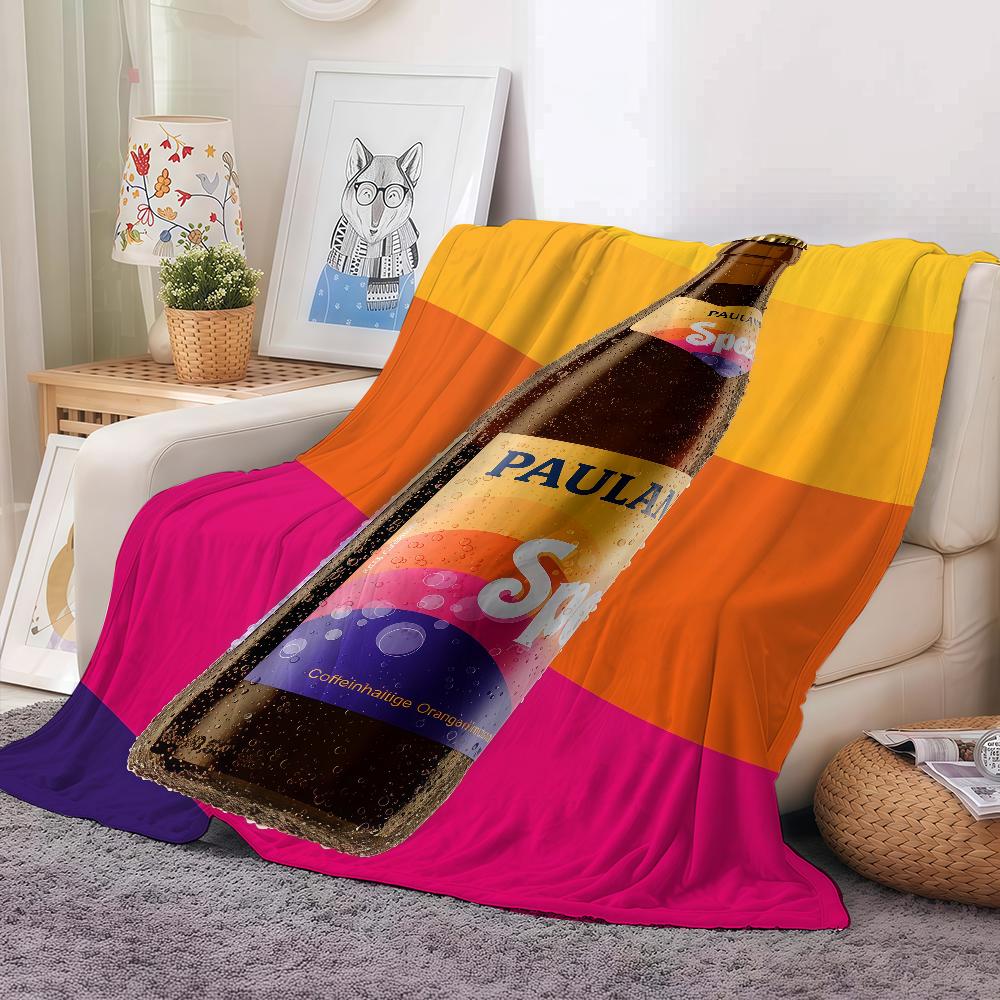 

Fashion P-Paulaner S-Spezi Blanket Warm And Soft Suitable For Bedroom Living Room Sofa Bed Office Travel Camping 50x60in