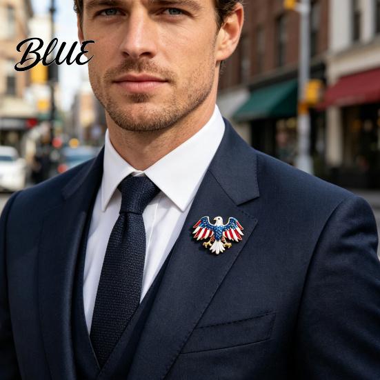 Veterans Day Pin Bald Eagle Brooch for Men And Women