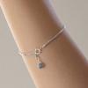 Primaute [SILVER925]SMILE CUBE CHAIN BRACELET