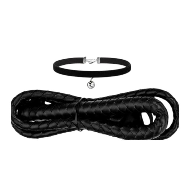 Máscara Facial de Gato Set de Collar con Cascabeles Látigo, Accesorios de Disfraces de Gato Negro para Mujeres Niñas Fiesta de Halloween Disfraces Cosplay