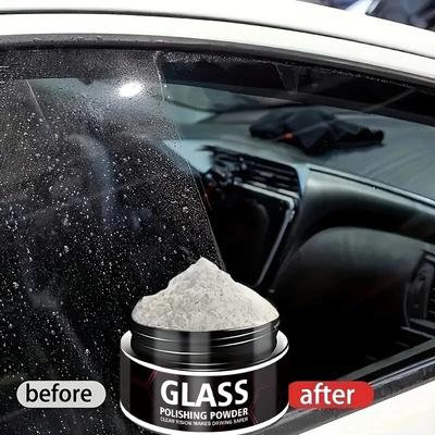 Glaspolierpulver - Kratzer-Reparatur-Set Verbessert die Transparenz für Heim- und Autoglas Kristallklar