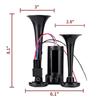 Conjoined Electric Horn Double Tube Horn, Car Horn, Truck Horn Speaker Replacement Parts
