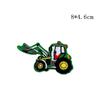 10Pcs DIY Engineering Vehicle Excavator Embroidery Fabric Clothes Patches Hot Me
