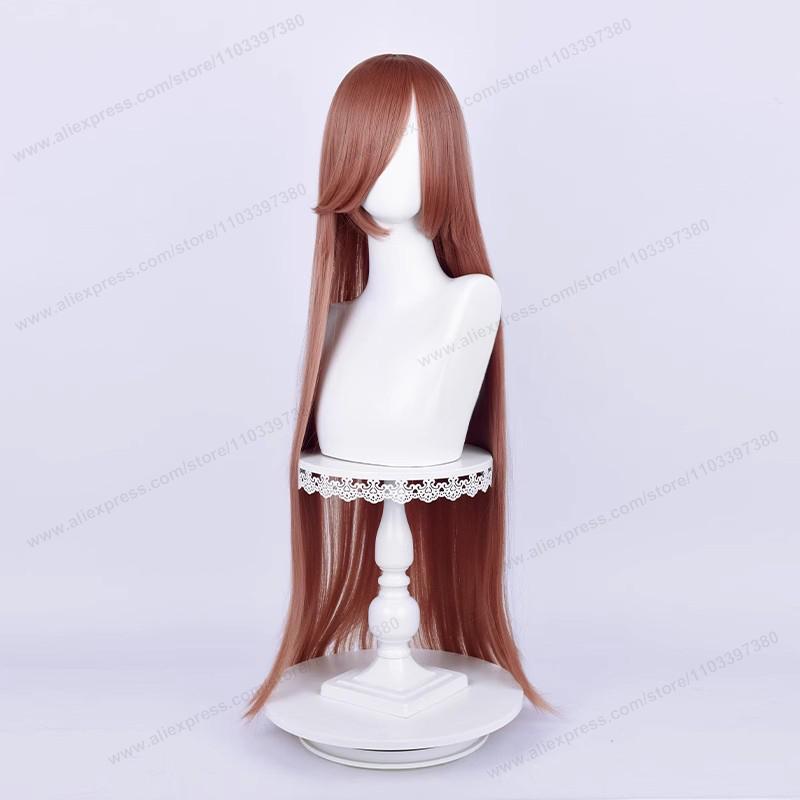 Anime 100Cm Long Staight Cosplay Synthetic Wig Black White Red Pink Brown Gold Blue Women Heat Resistant Hair High Quality Wigs