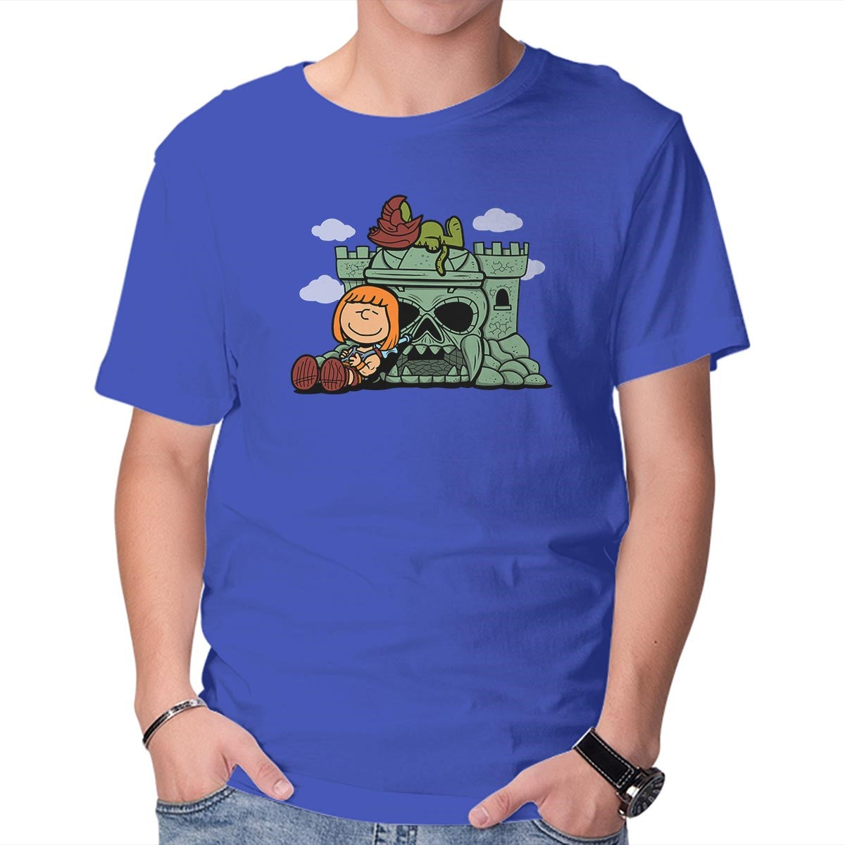 Unisex Crew Neck T-Shirt Eternian Nuts Graphic Short Sleeve Casual Tee L