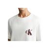 Calvin Klein Logo Print Crew Neck T-Shirt Men Tops Off-White J323193-YBH