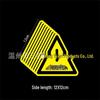 WEZHO Triangular Electrical Hazard Warning Sticker