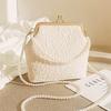 Mobile Phone Bag New Cloud Cheongsam Women's Bag Pearl Chain Messenger Bag Mouth Gold Cosmetic Bag
