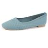 Versatile 2025 summer casual and comfortable Versatile spring and summer new breathable fly-woven one-pedal soft-soled women's single shoes