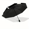 1pc Tulip Checkered Automatic Open/Close Umbrella with One Touch Button,, Windproof Design   Lightweight Portable Umbrella for Women & Men6038