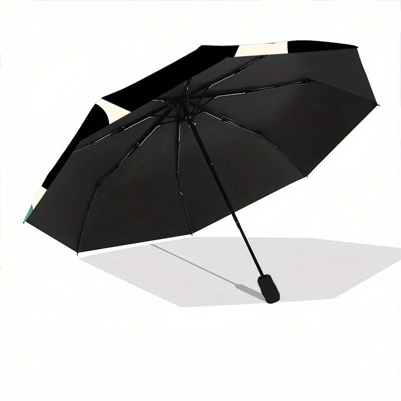 1pc Tulip Checkered Automatic Open/Close Umbrella with One Touch Button,, Windproof Design   Lightweight Portable Umbrella for Women & Men6038