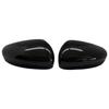 Car Decoration Door Mirror shell For Ford Escape -2024 Glossy Black Carbon Fiber Car Rearview Accessories Upgrade