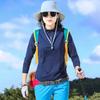 Outdoor sunscreen light and breathable quick-drying clothes women's long-sleeved T-shirt top hiking mountaineering sportswomen's summer