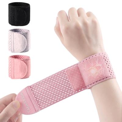 Polsini Regolabili Supporto per Polso Artrite Distorsione Polsino Protettore Sport Fitness Compressione Cinghie per Polso Tunnel Carpale
