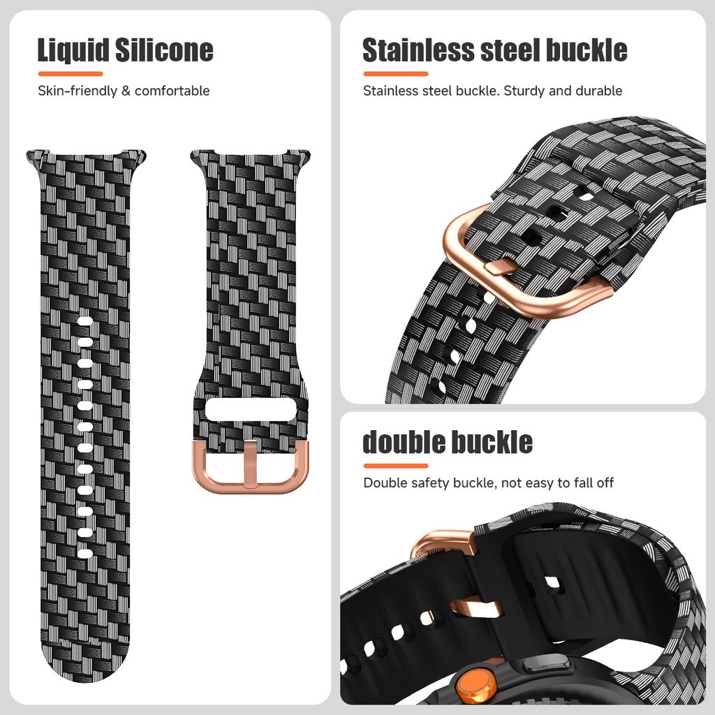 Floral Pattern Strap for Samsung Galaxy Watch 8 40 44mm Colorful Silicone Sport Band for Galaxy 8 Classic 46mm Sunflower Leopard