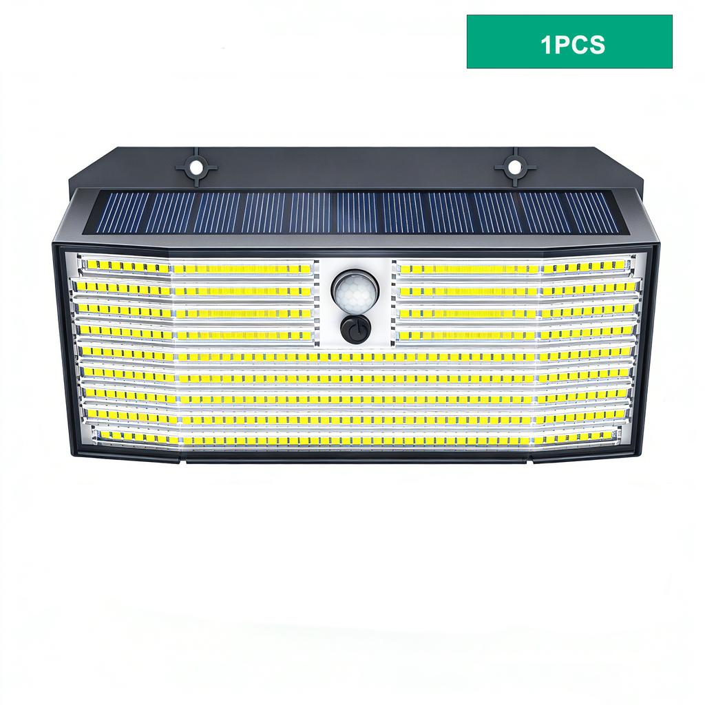 418/528/368 Solar Wall Lights  Outdoor Motion Sensor 3 Modes Security Light IP65 Waterproof Solar Powered Wall Light For Outside