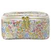 Large Vanity Premium Liberty Gift Large Brush Floral Joanna Made In Yellow Pouch, Print, Boxed, Freestanding, Capacity, Pocket, Divider, Handle,