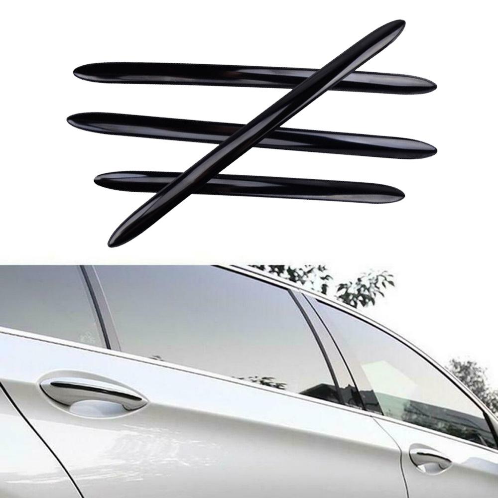 4Pcs/set Black Stainles Steel Stripe Trim Car Door Handle Trim For BMW 5 Series F10 F18 F11 2011-2021 Car Exterior Accessories