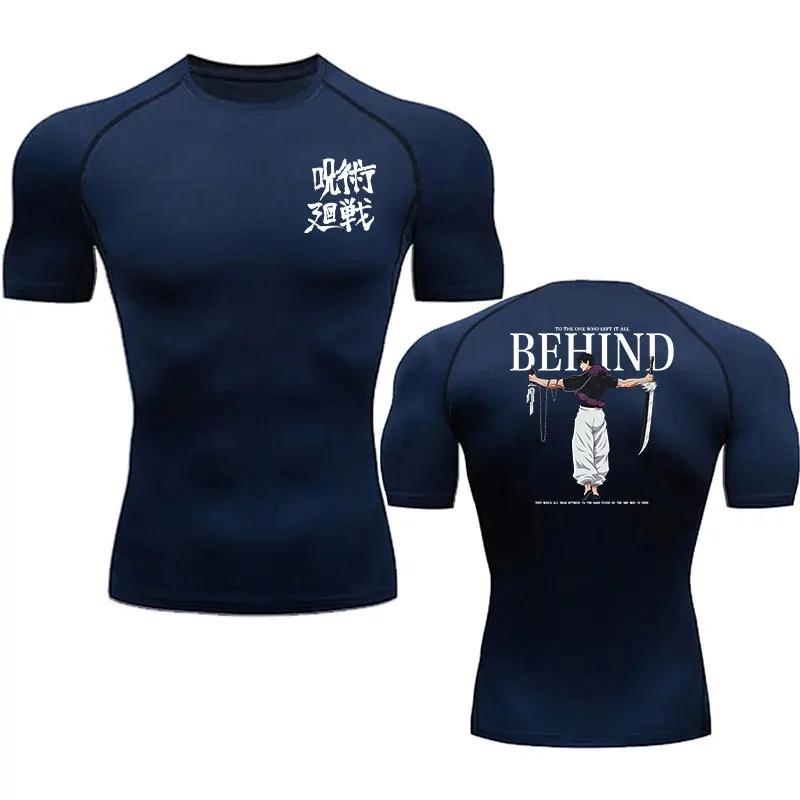 

Аниме Компрессионная футболка Мужская принт дышащая футбольная фитнес обтягивающая спортивная одежда спортивная быстросохнущая рашгард спортивная езда верховая езда XL