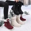 35-43 Winter Womens  Large Size Snow Boots Thickened Plush Women's Boots
