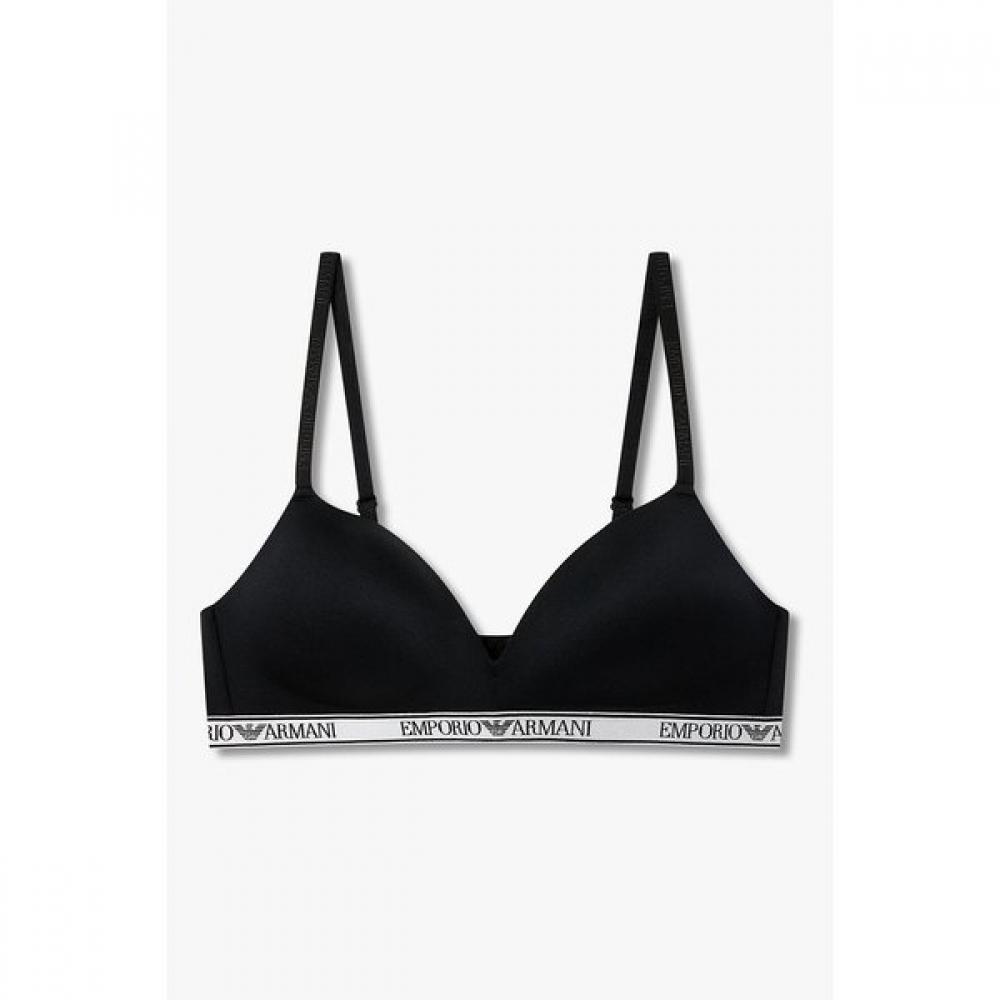 Emporio Armani Women S gloSSy Nylon Padded Triangle Bra 0826181513 S(70~75)