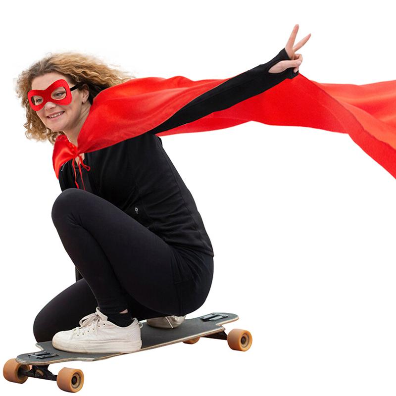 Mantelli e Maschere da Supereroe per Adulti all'Ingrosso Uomini Donne Costume da Supereroe Festa di Travestimento di Halloween