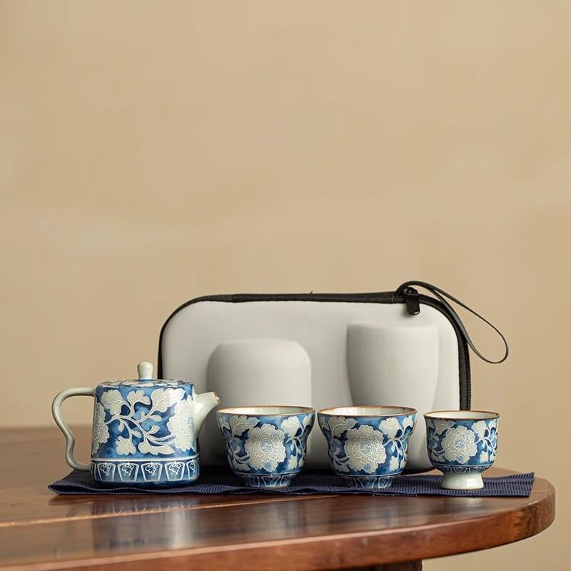 

Banshan Dongxue Portable Celadon Tea Set