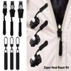 12/24Pcs Adjustable Zipper Puller Replacement Multi-Sized Pull Cord Extender Clothing