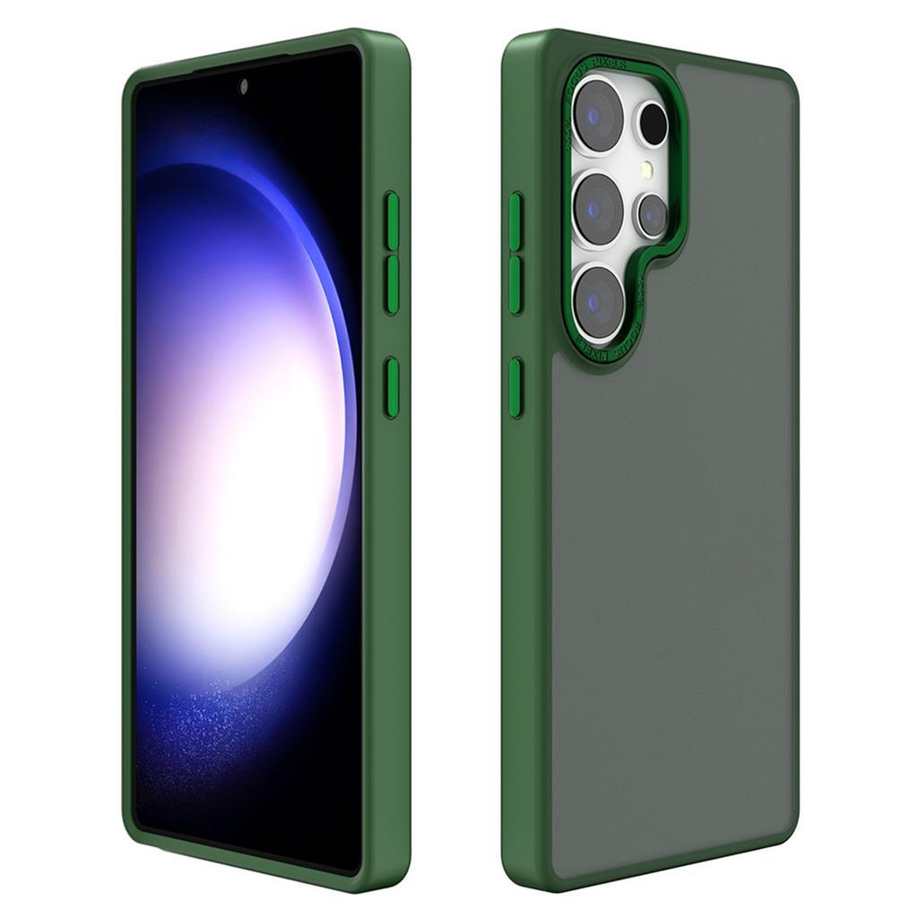 For Samsung Galaxy S25 Ultra Case Skin-Touch PC+TPU Translucent Matte Phone Cover