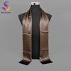 BYSiIFY|light Coffee Plaid Silk Cravat Scarf Men Winter Fashion Business Long Scarves Cravats Male Brand Soft Scarf Tie 160*26cm