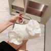 Bolso de Noche con Asa de Flor Retro Francesa Bodas Románticas Bolsos tipo Dolly Fiesta Bolso de Mano con Cadena para Hombro con Flor de Rosa