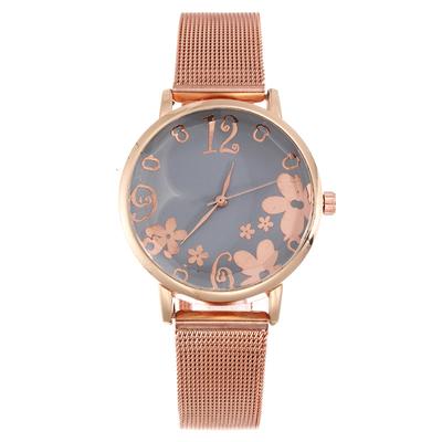 Zegarek damski Art Flower Zegarek damski Milan Quartz z paskiem z siatki Zegarek damski