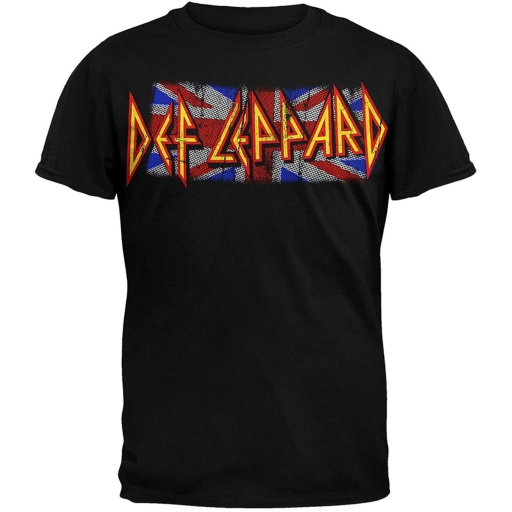 DEF LEPPARD cd cvr UNION JACK LOGO Official SHIRT XL new