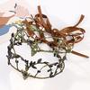 Headpiece Elf Garland Artificial Floral Rhinestone Decoration Flower Vines Crown Bride Hairstyles Princess Headdress Women