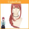 Stunning Chainsaw Man Makima Pink Braid Cosplay Wig With Adjustable Strap For All Head Sizes