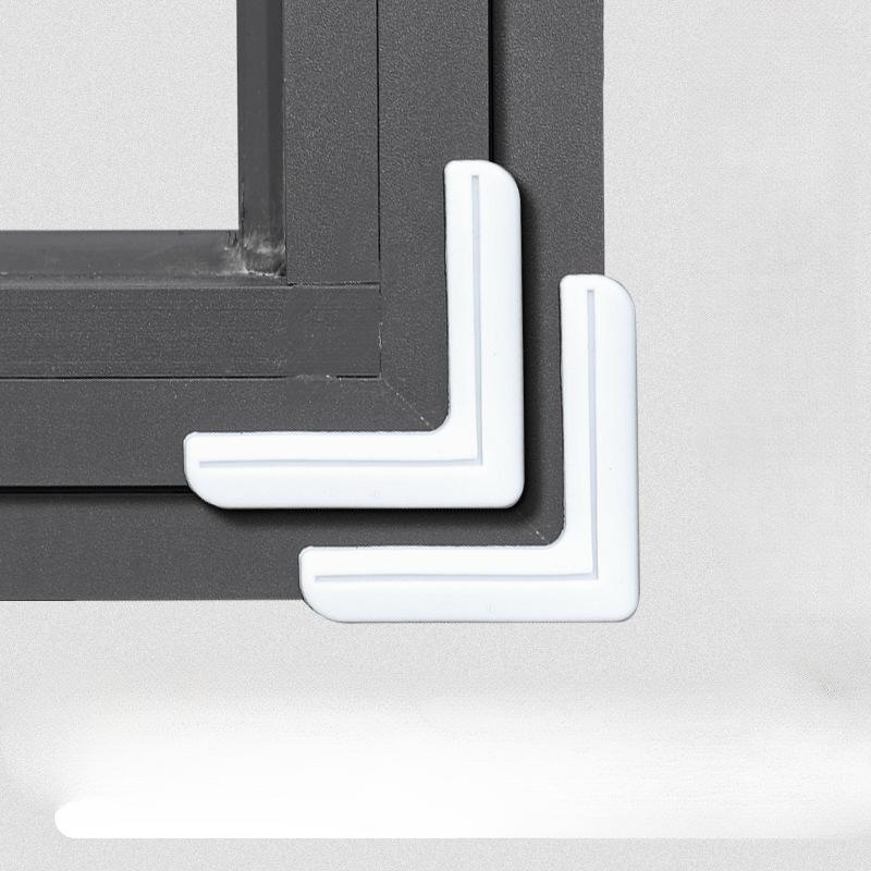 Transparenter Antikollisionswinkel Fensterwinkel Antikollisionswinkel Weiche gebrochene Brücke Aluminiumfenster Antikollisionsrechter Winkel