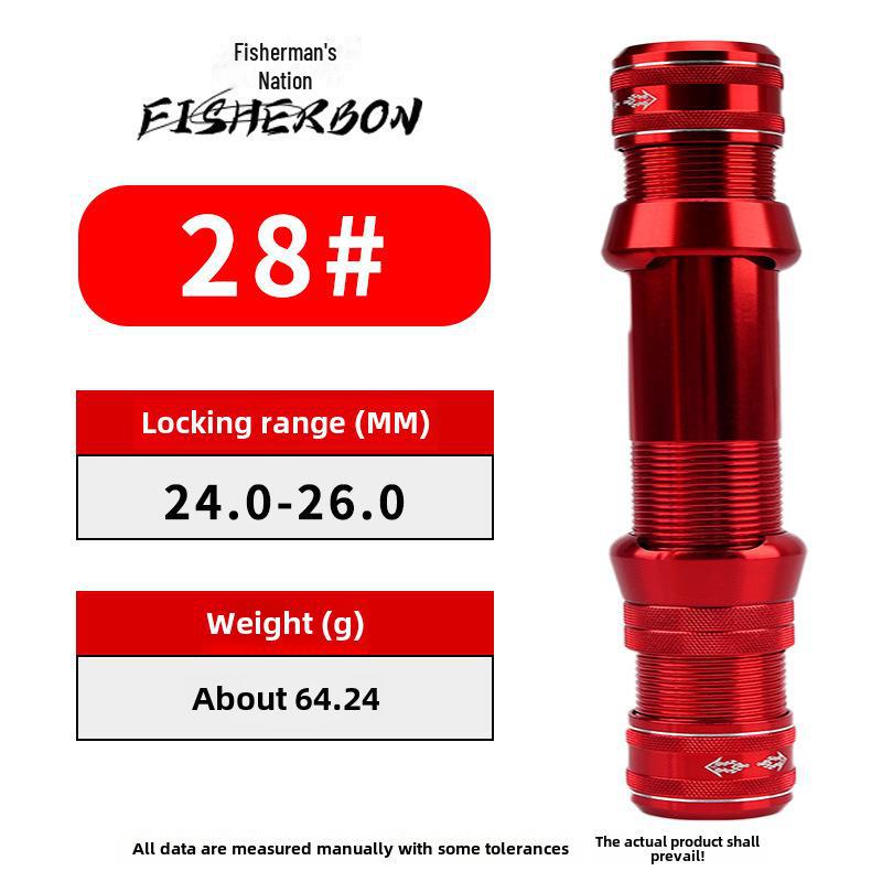 Retractable All-Metal Fishing Rod Seat with Self-Locking Mechanism